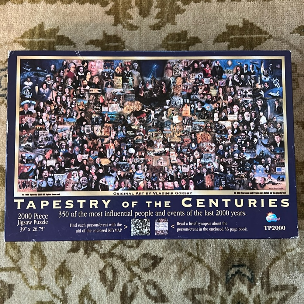 2000 piece puzzle- Tapestry of the Centuries